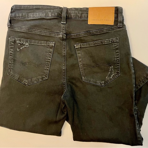 3 Pair American Eagle Distressed Skinny/Slim Jeans Size 28X32 - Picture 3 of 14